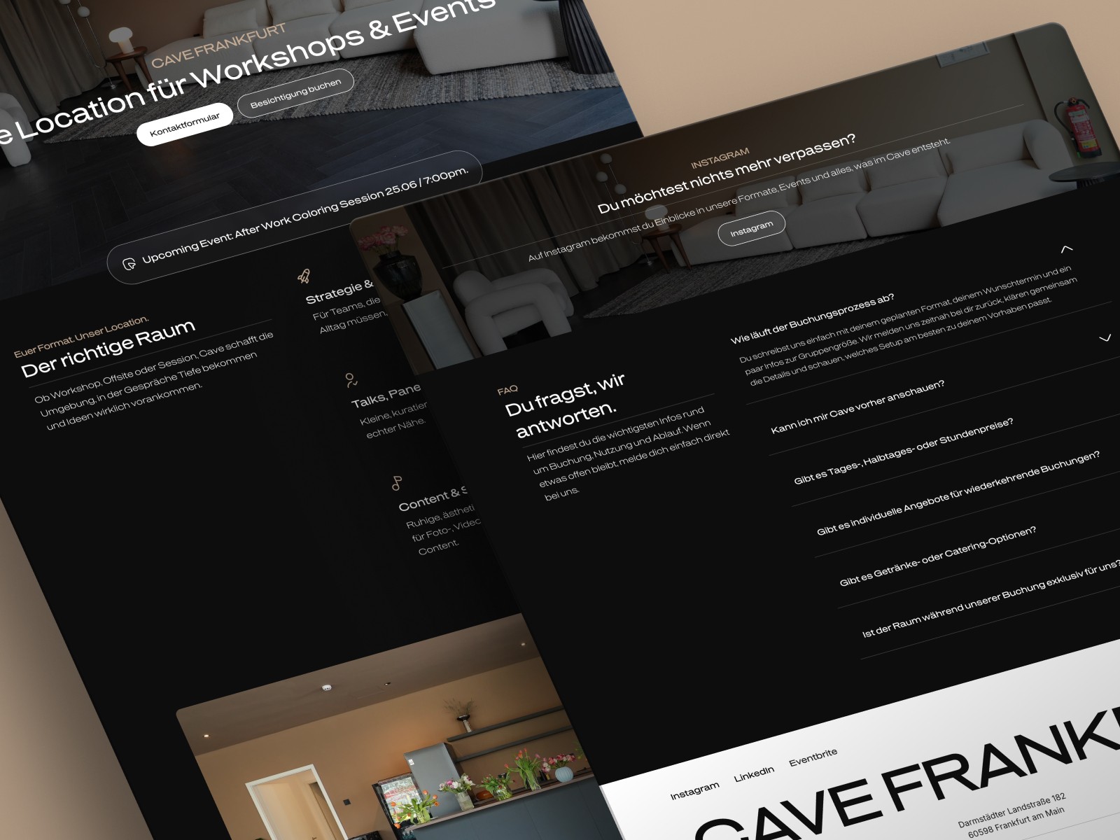 Titelbild für Website The Cave Frankfurt